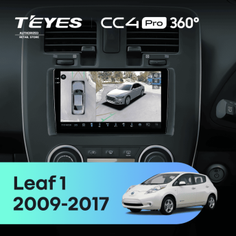 Штатная магнитола Teyes CC4 Pro 360 12/256 Nissan Leaf 1 (2009-2017)