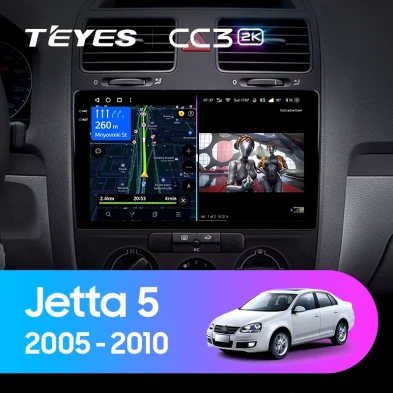 Штатная магнитола Teyes CC3 2K 4/32 Volkswagen Jetta 5 (2005-2010) F2