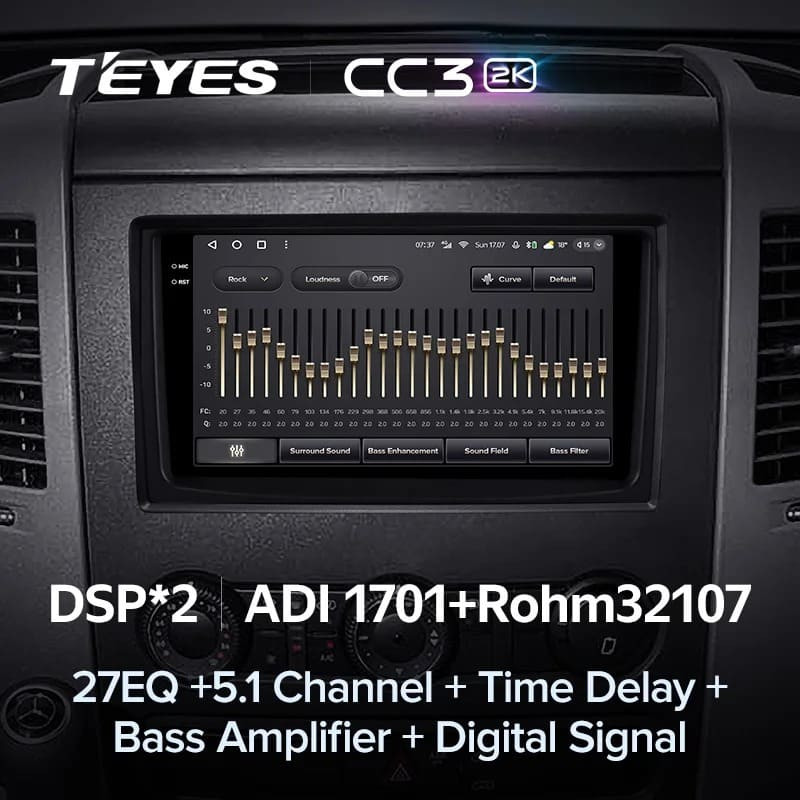 Штатная магнитола Teyes CC3 2K 4/64 Mercedes-Benz Sprinter (2006-2016) F2