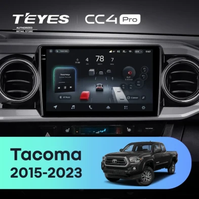 Штатная магнитола Teyes CC4 Pro 8/128 Toyota Tacoma N300 (2015-2023) F2