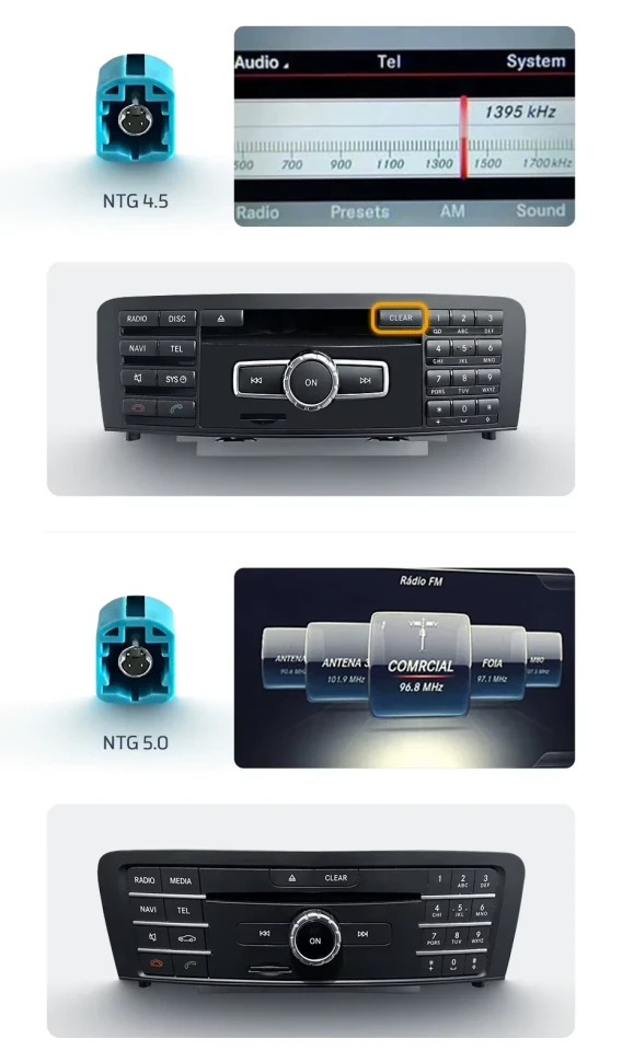 Штатная магнитола Teyes LUX ONE 6/128 Mercedes-Benz GLA-Class X156 (NTG 4.5) (2012-2017)