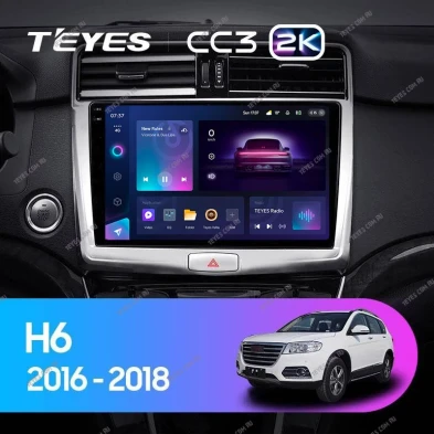 Штатная магнитола Teyes CC3 2K 4/32 Haval H6 (2016-2018)