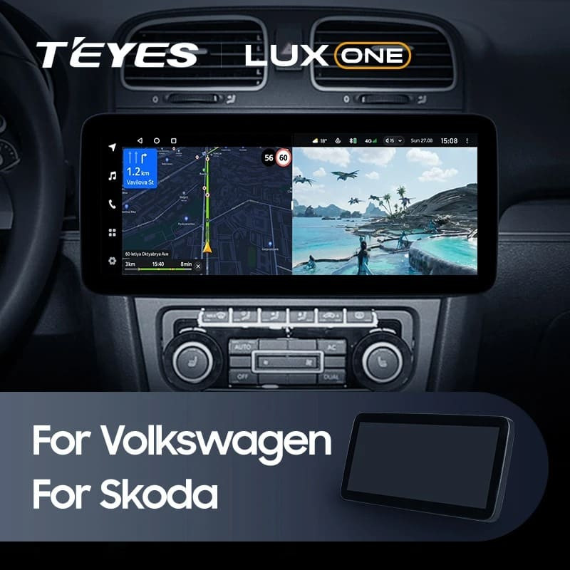 Штатная магнитола Teyes LUX ONE 360 6/128 Volkswagen Passat (2005-2011)