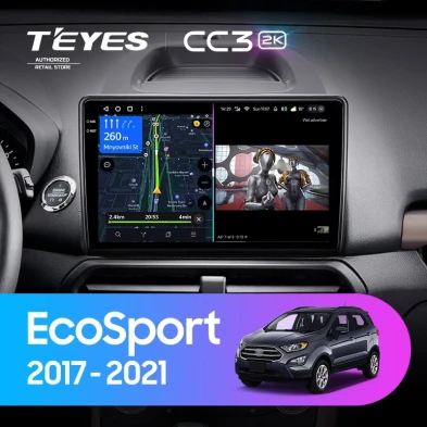 Штатная магнитола Teyes CC3 2K 360 6/128 Ford EcoSport (2017-2021)