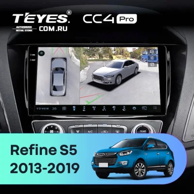 Штатная магнитола Teyes CC4 Pro 360 8/128 JAC Refine S5 (2013-2019)