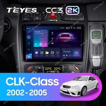 Штатная магнитола Teyes CC3 2K 360 6/128 Mercedes-Benz CLK-Class C209 A209 (2002-2005) F2