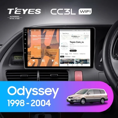 Штатная магнитола Teyes CC3L WiFi 2/32 Honda Odyssey RL1 (1998-2004) Тип-B Правый руль
