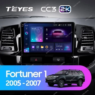 Штатная магнитола Teyes CC3 2K 6/128 Toyota Fortuner (2005-2007) F2