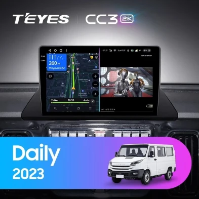 Штатная магнитола Teyes CC3 2K 4/64 Iveco Daily (2023-2024)