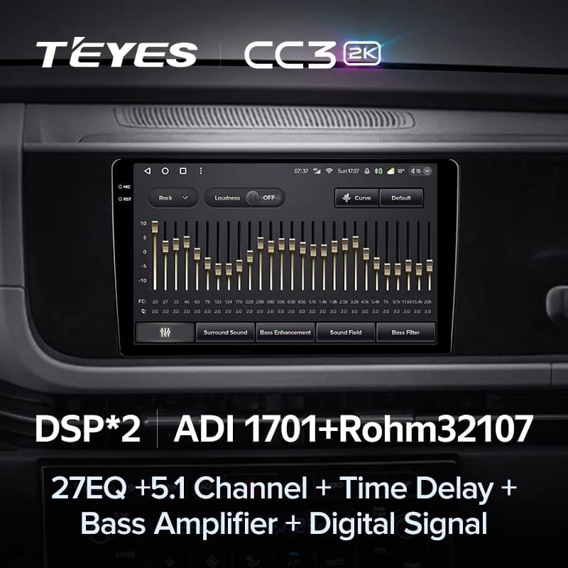 Штатная магнитола Teyes CC3 2K 6/128 Hyundai Creta 2 IX25 (2024-2026)