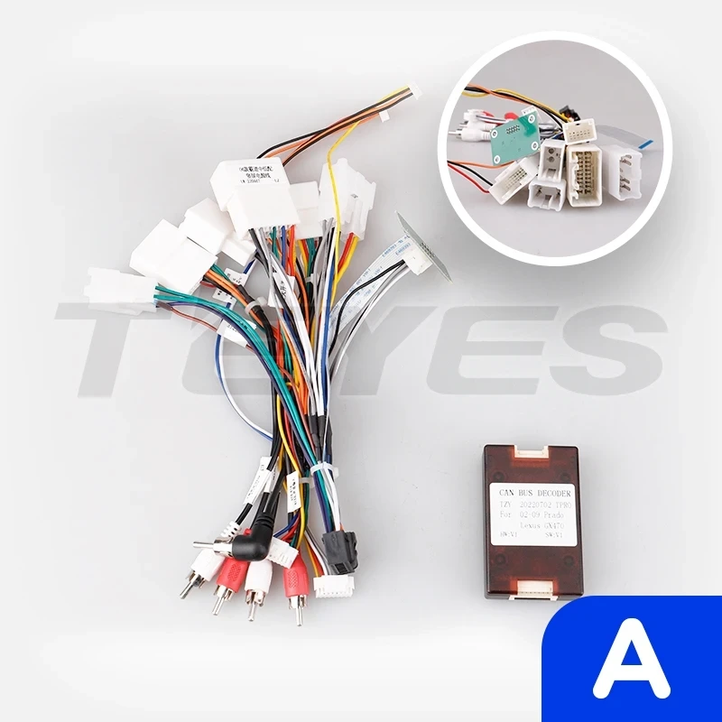 Переходная рамка Toyota Land Cruiser Prado 120 / Lexus GX470 GX 470 J120 (2002-2009) Тип-A (9,7")