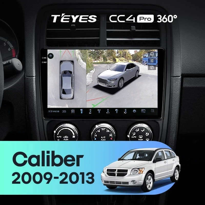Штатная магнитола Teyes CC4 Pro 360 8/128 Dodge Caliber PM (2009-2013)