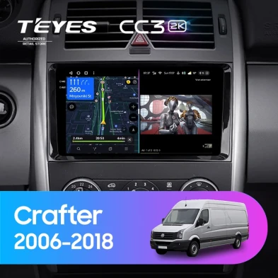 Штатная магнитола Teyes CC3 2K 6/128 Volkswagen Crafter W906 (2006-2018)