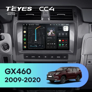 Штатная магнитола Teyes CC4 8/128 Lexus GX460 J150 (2009-2020)