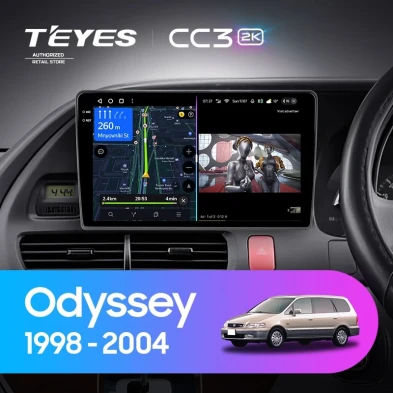 Штатная магнитола Teyes CC3 2K 360 6/128 Honda Odyssey RL1 (1998-2004) Тип-B Правый руль