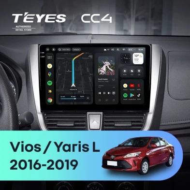 Штатная магнитола Teyes CC4 6/64 Toyota Yaris L (2016-2019)