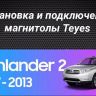 Штатная магнитола Teyes CC3 2K 6/128 Toyota Highlander 2 XU40 (2007-2013) F3 9"