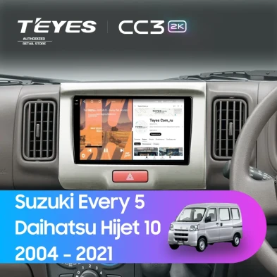 Штатная магнитола Teyes CC3 2K 4/32 Suzuki Every 5 (2005-2015)