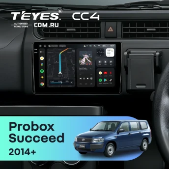 Штатная магнитола Teyes CC4 6/64 Toyota Probox (2014-2026)