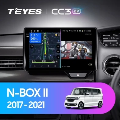 Штатная магнитола Teyes CC3 2K 360 6/128 Honda N-BOX 2 JF3/4 (2017-2021) Правый руль