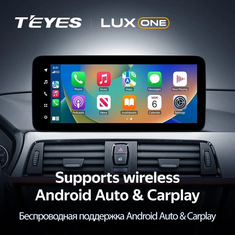 Штатная магнитола Teyes LUX ONE 6/128 BMW 3-Series 6 F30 F31 (NBT) (2011-2020) Universal