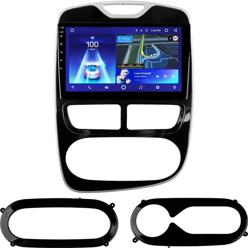 Переходная рамка Renault Clio 4 BH98 KH98 (2012-2015) (10")