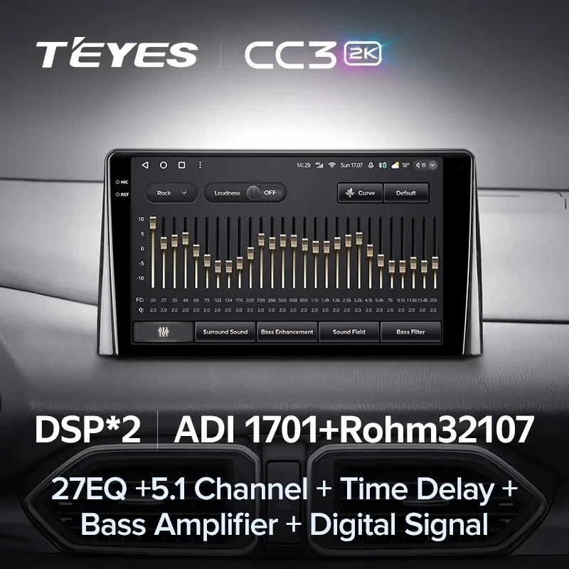 Штатная магнитола Teyes CC3 2K 4/64 Mazda CX-5 2 KF (2017-2023) F2