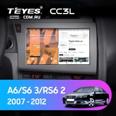 Штатная магнитола Teyes CC3L 4/64 Audi RS6 2 (2007-2012)