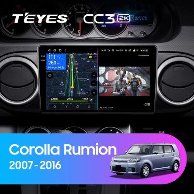 Штатная магнитола Teyes CC3 2K 4/32 Toyota Corolla Rumion E150 (2007-2016)
