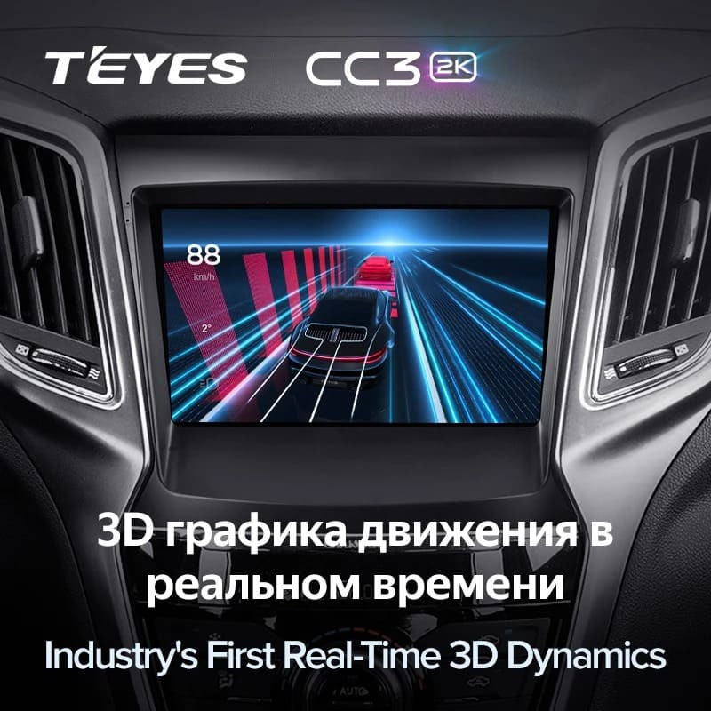 Штатная магнитола Teyes CC3 2K 360 6/128 Changan CS75 (2014-2019)
