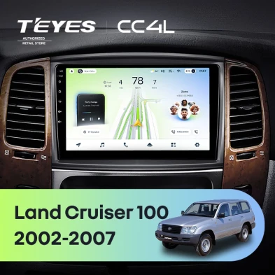 Штатная магнитола Teyes CC4L 6/64 Toyota Land Cruiser LC 100 / LC 105 (2002-2007) Тип-A