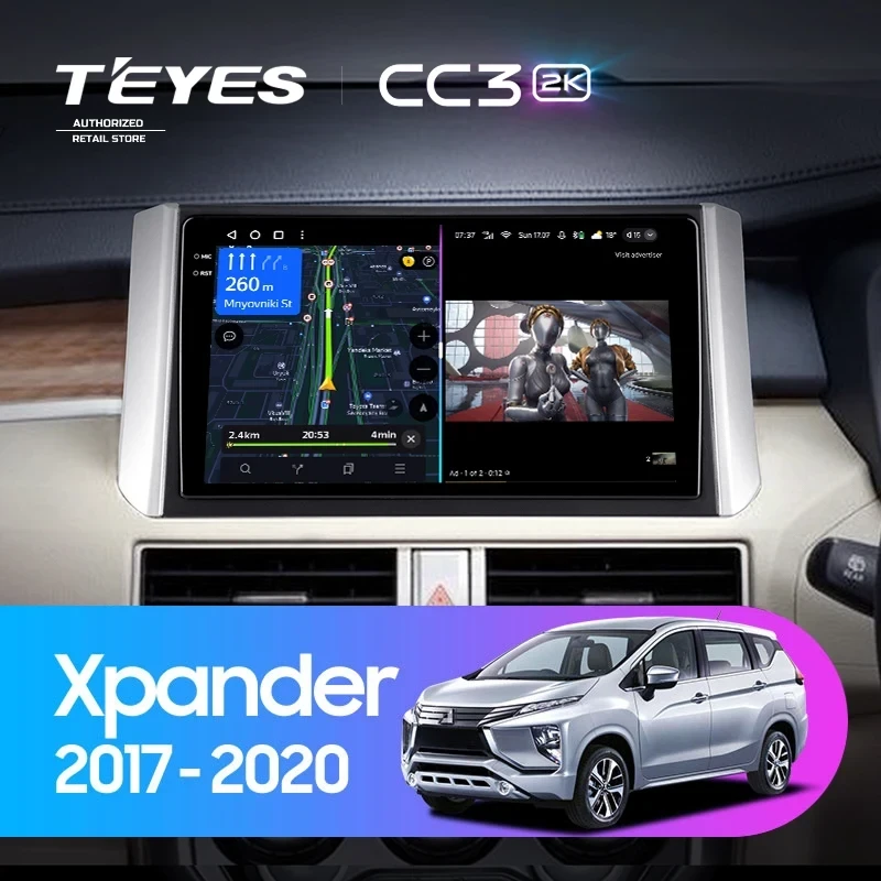Штатная магнитола Teyes CC3 2K 360 6/128 Mitsubishi Xpander (2017-2020)