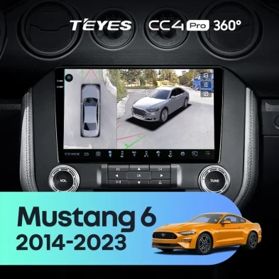 Штатная магнитола Teyes CC4 Pro 360 12/256 Ford Mustang VI S550 (2014-2023) F1
