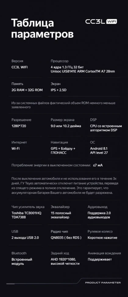 Штатная магнитола Teyes CC3L WiFi 2/32 Mazda Atenza 3 (2012-2017) Тип-A Правый руль