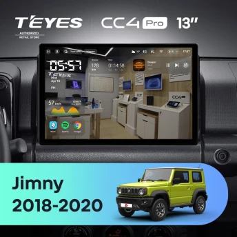 Штатная магнитола Teyes CC4 Pro 12/256 Suzuki Jimny JB64 (2018-2020) (13")
