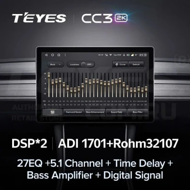 Штатная магнитола Teyes CC3 2K 4/64 Citroen SpaceTourer (2016-2026) (11")
